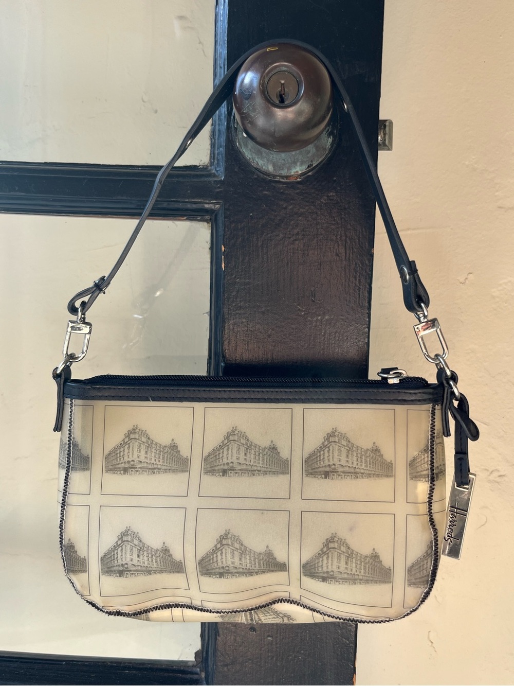 Darling Mini Harrods London Print Vinyl Handbag